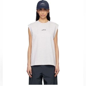 A.P.C. Gray ASICS Edition Sky Tank Top